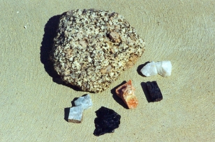 Granite and silicate minerals