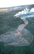 Lava lakes and lava tubes